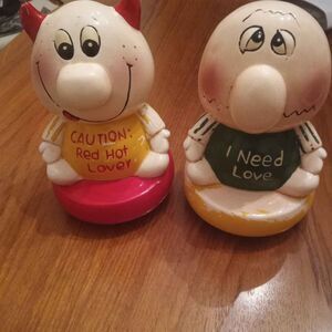 Two Vintage Russ Berrie Music boxes